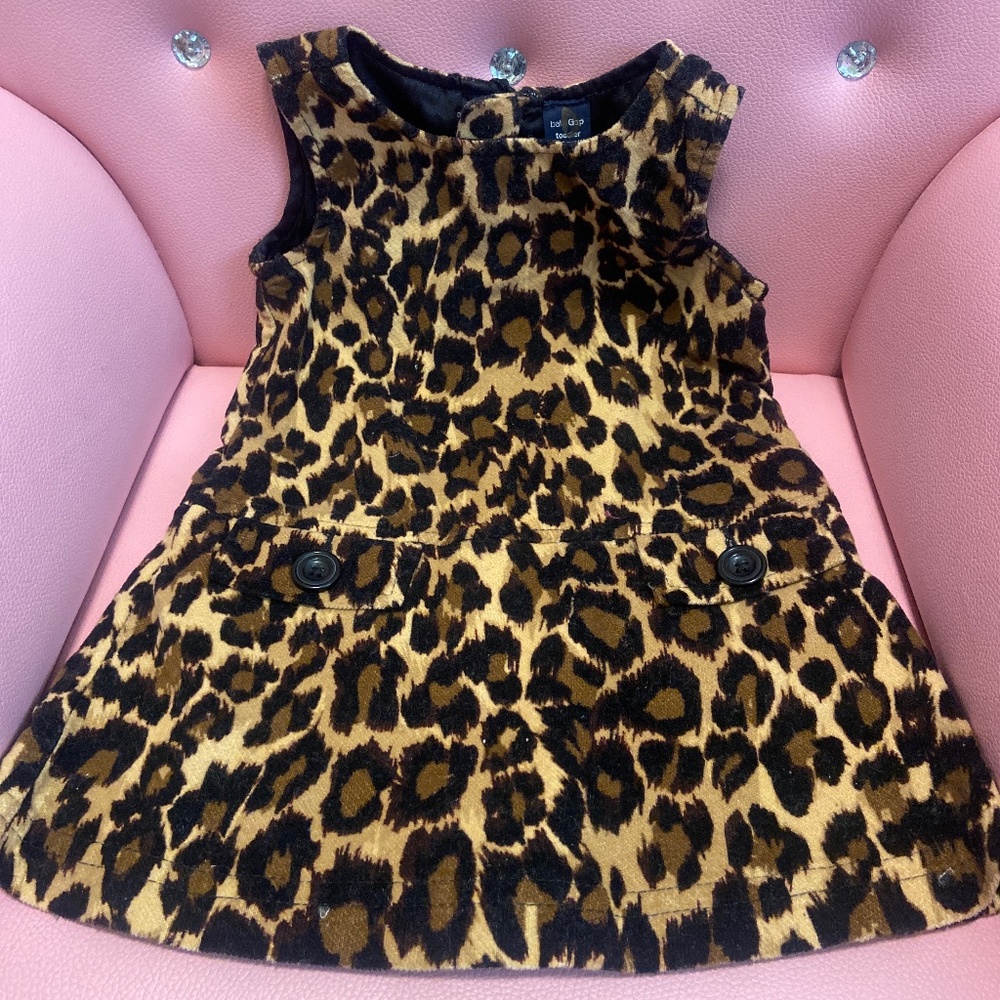 Toddler Girl Cheetah Print Dress